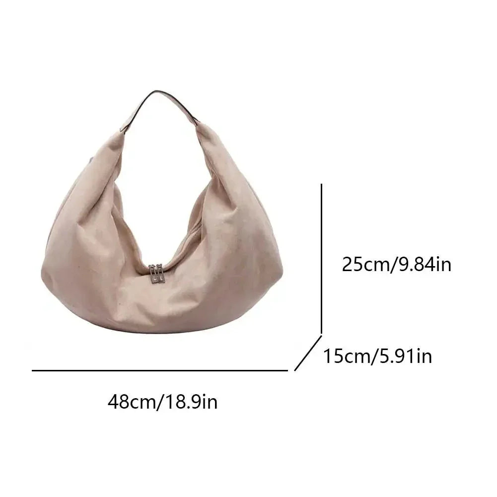 Odette Wildleder Hobo Handtasche