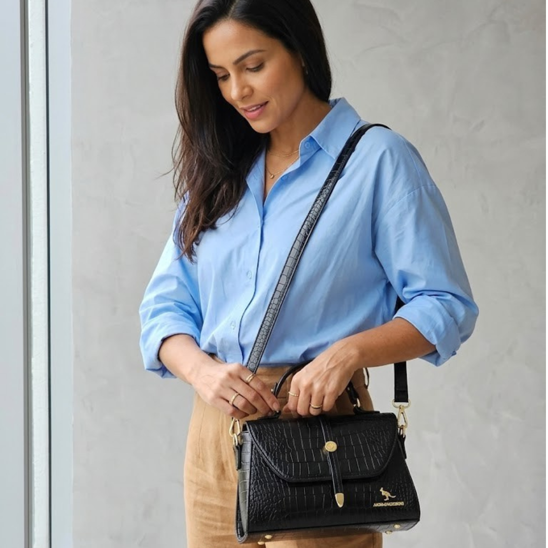 Leather Bag - Croco Elite