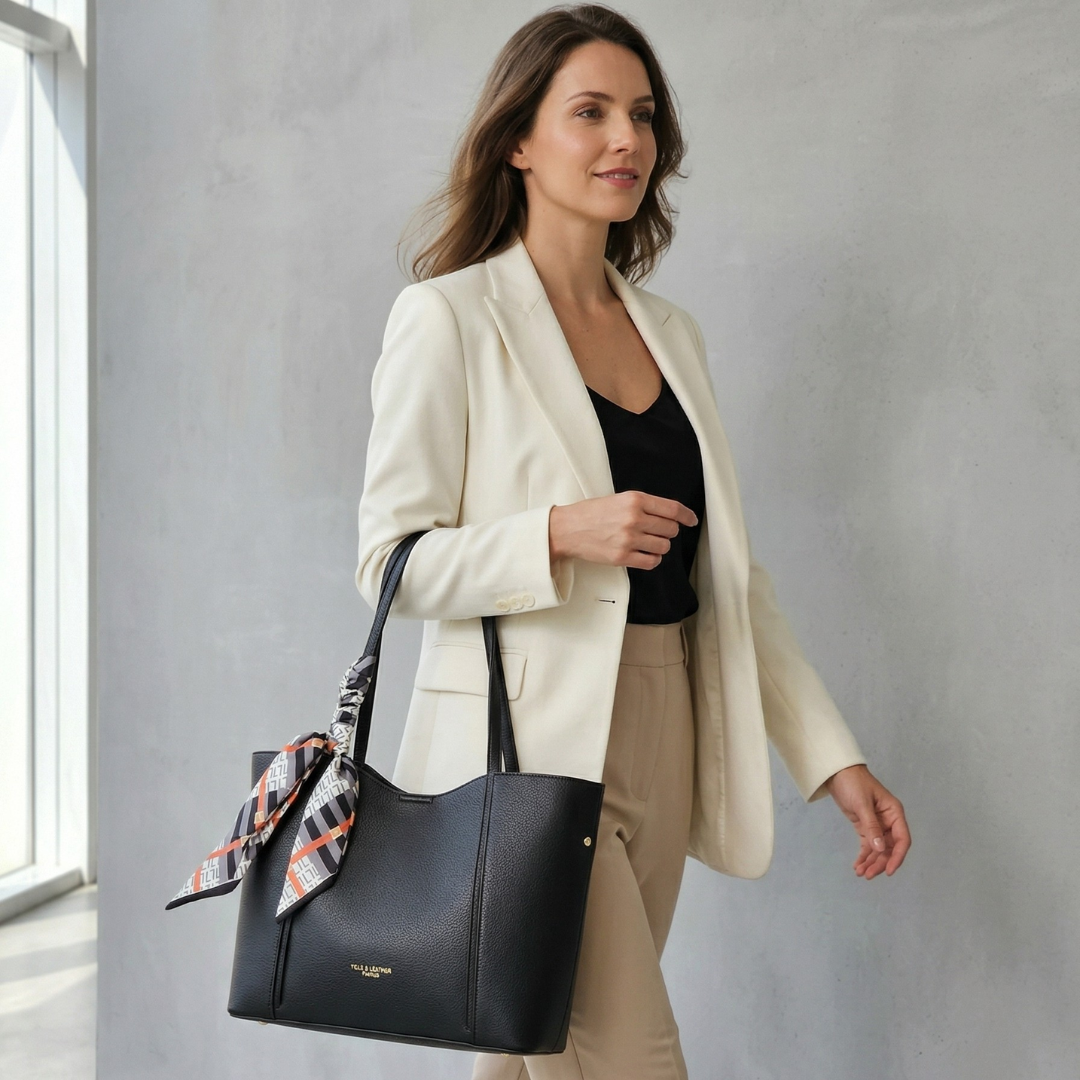 Leather Bag - Elegance Noir