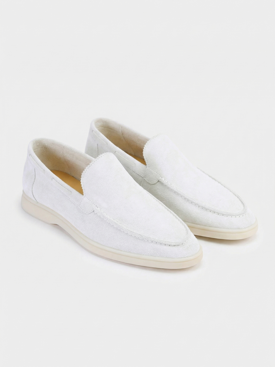 White Yacht Loafers