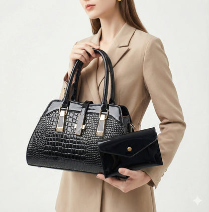 Bag and Wallet Kit in Leather - Vian