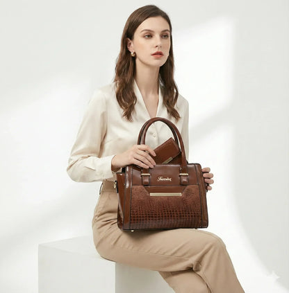 Bag and Wallet Kit in Leather - Cror