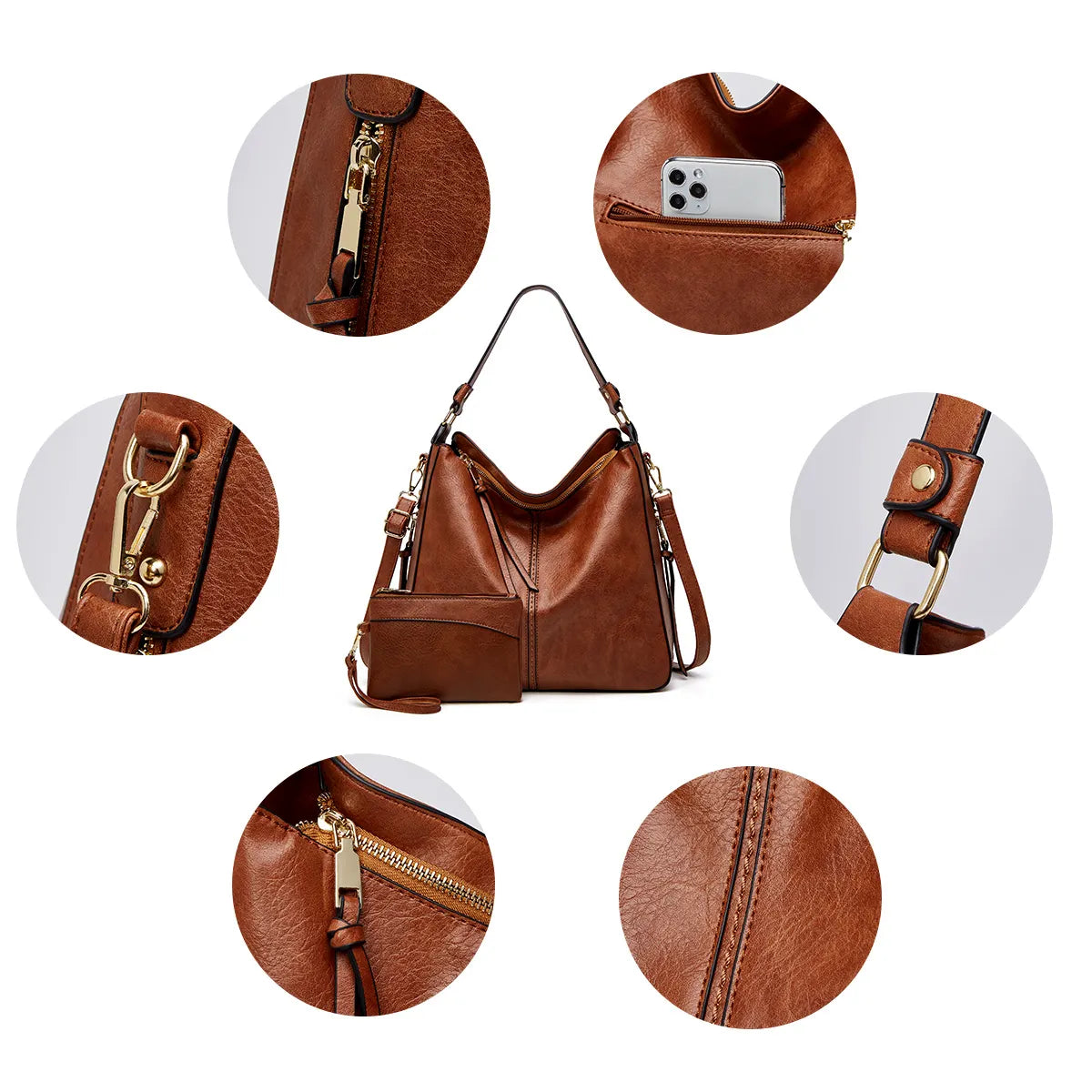Leather Bag - Verona + Free Wallet