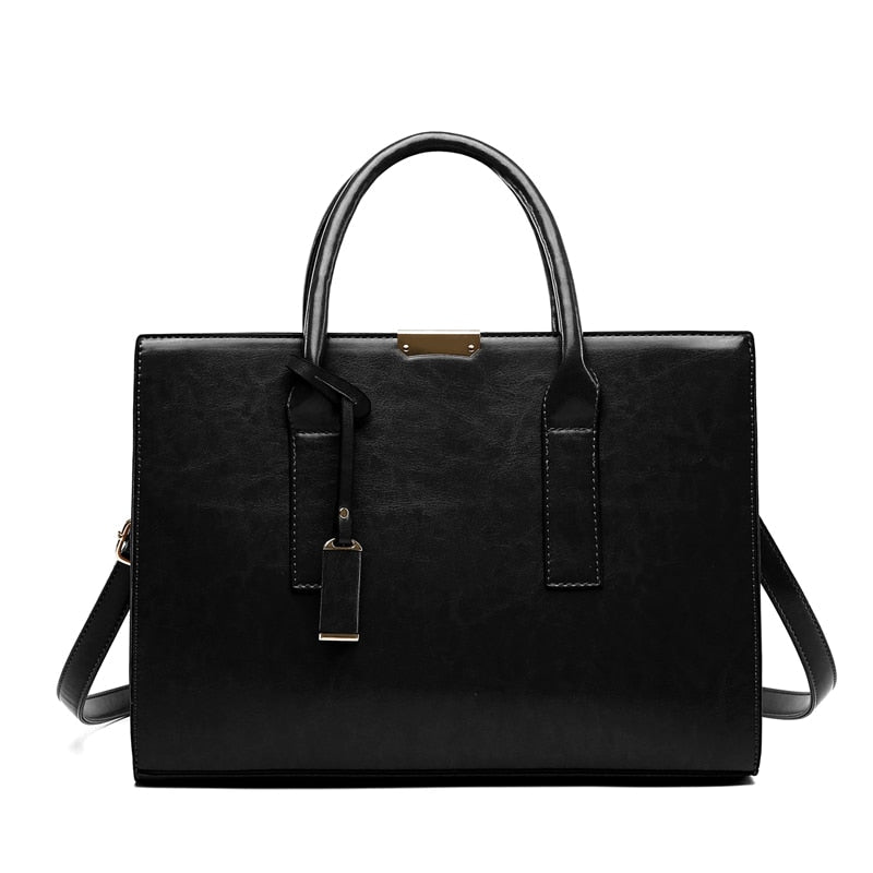Leather Set Bag + 2 Wallets - Zayna