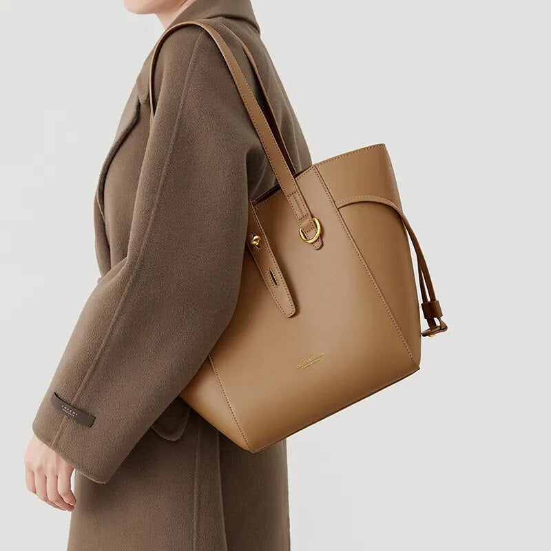 Large Genuine Leather Ale Bag