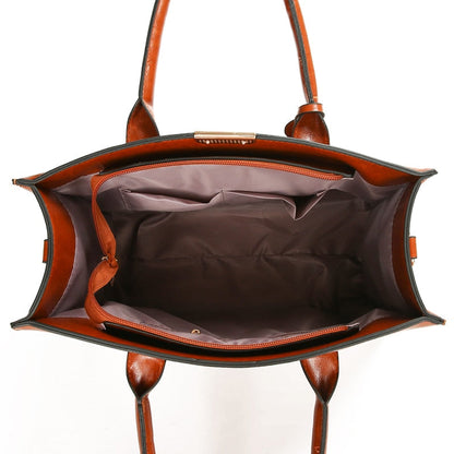 Leather Set Bag + 2 Wallets - Zayna