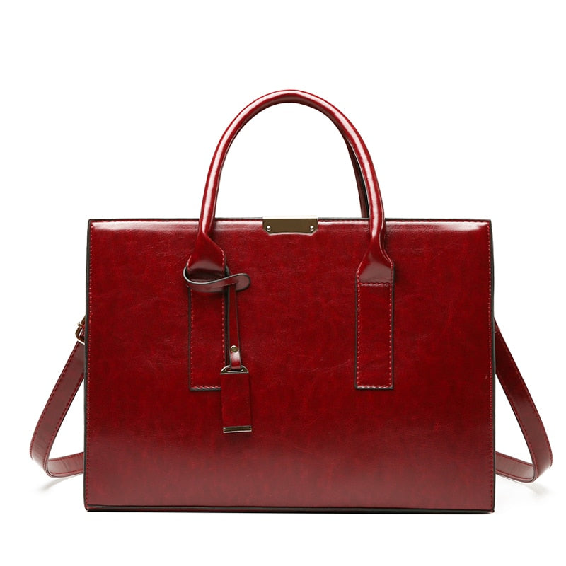Leather Set Bag + 2 Wallets - Zayna