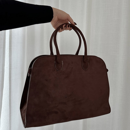 Large Suede Carrie Bag
