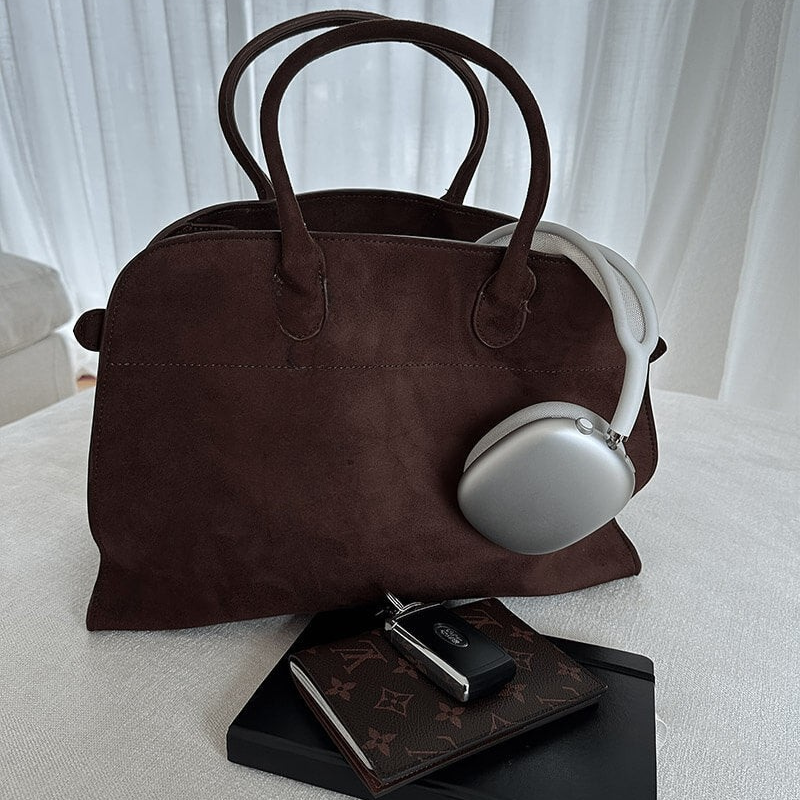 Large Suede Carrie Bag