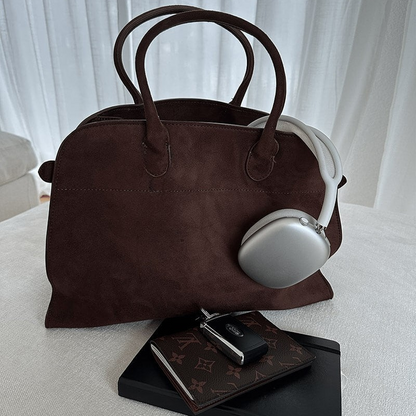 Large Suede Carrie Bag