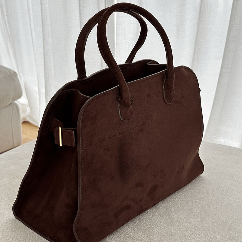 Large Suede Carrie Bag