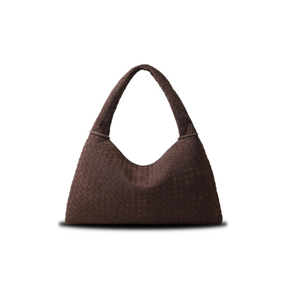 Large Braided Suede Tory Bag