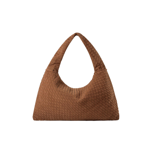 Large Braided Suede Tory Bag