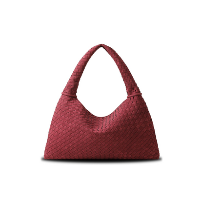 Large Braided Suede Tory Bag