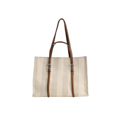 Pamela Medium Canvas Shoulder Tote Bag