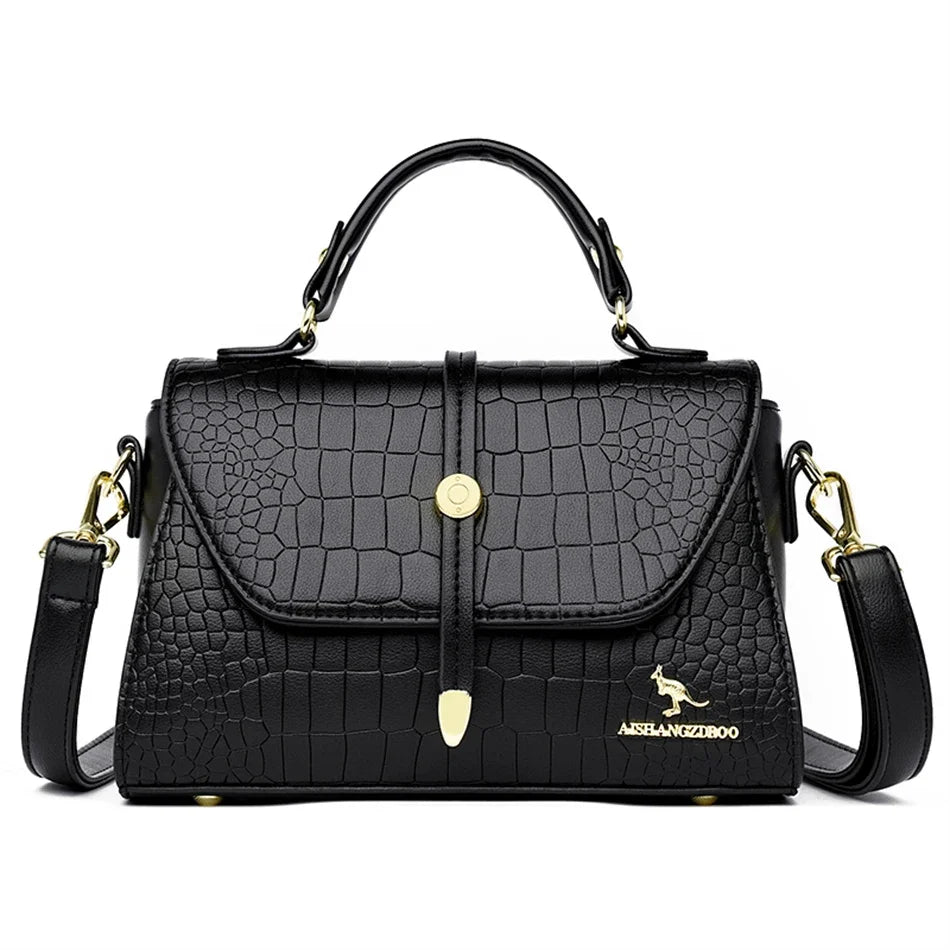 Leather Bag - Croco Elite