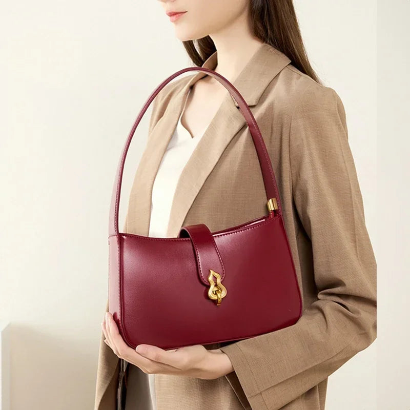 Leather Bag - Verona Rosso