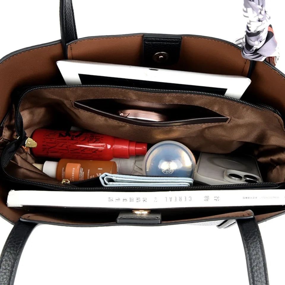 Leather Bag - Elegance Noir