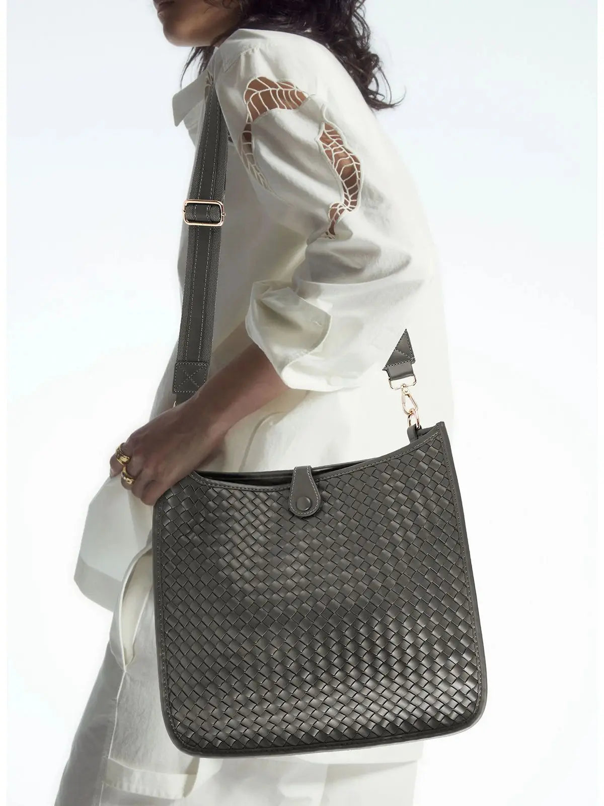 Eduarda Braided Messenger Bag