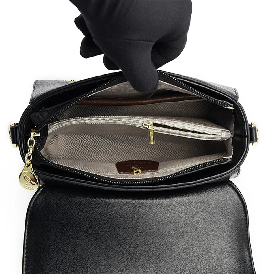 Leather Bag - Croco Elite