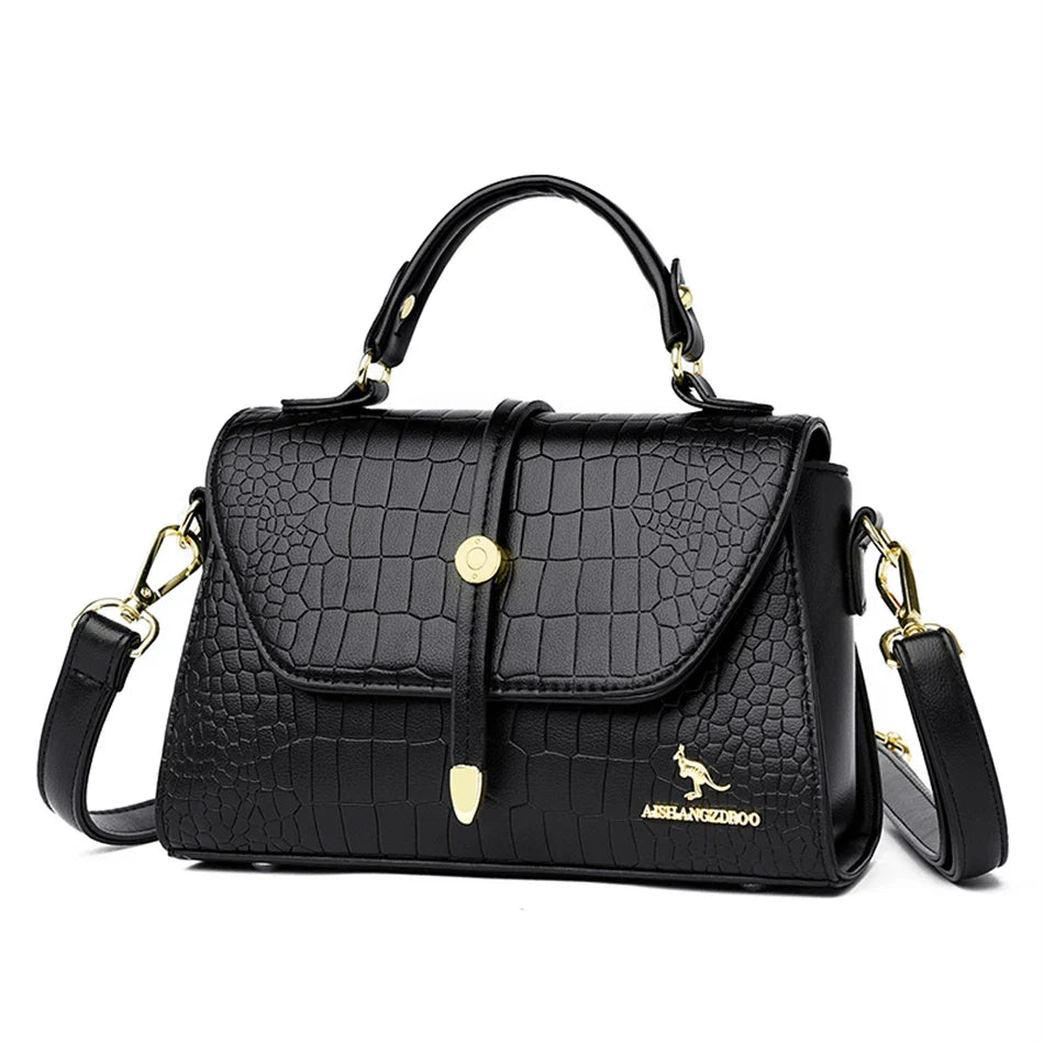 Leather Bag - Croco Elite