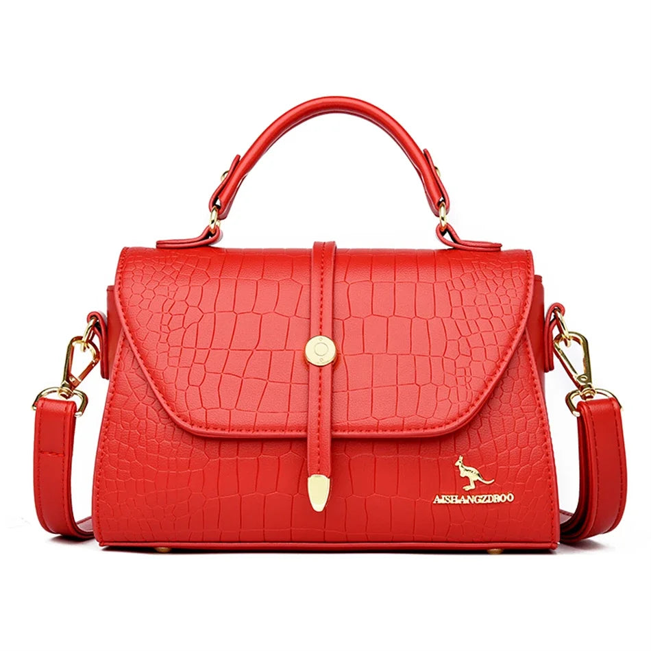 Leather Bag - Croco Elite