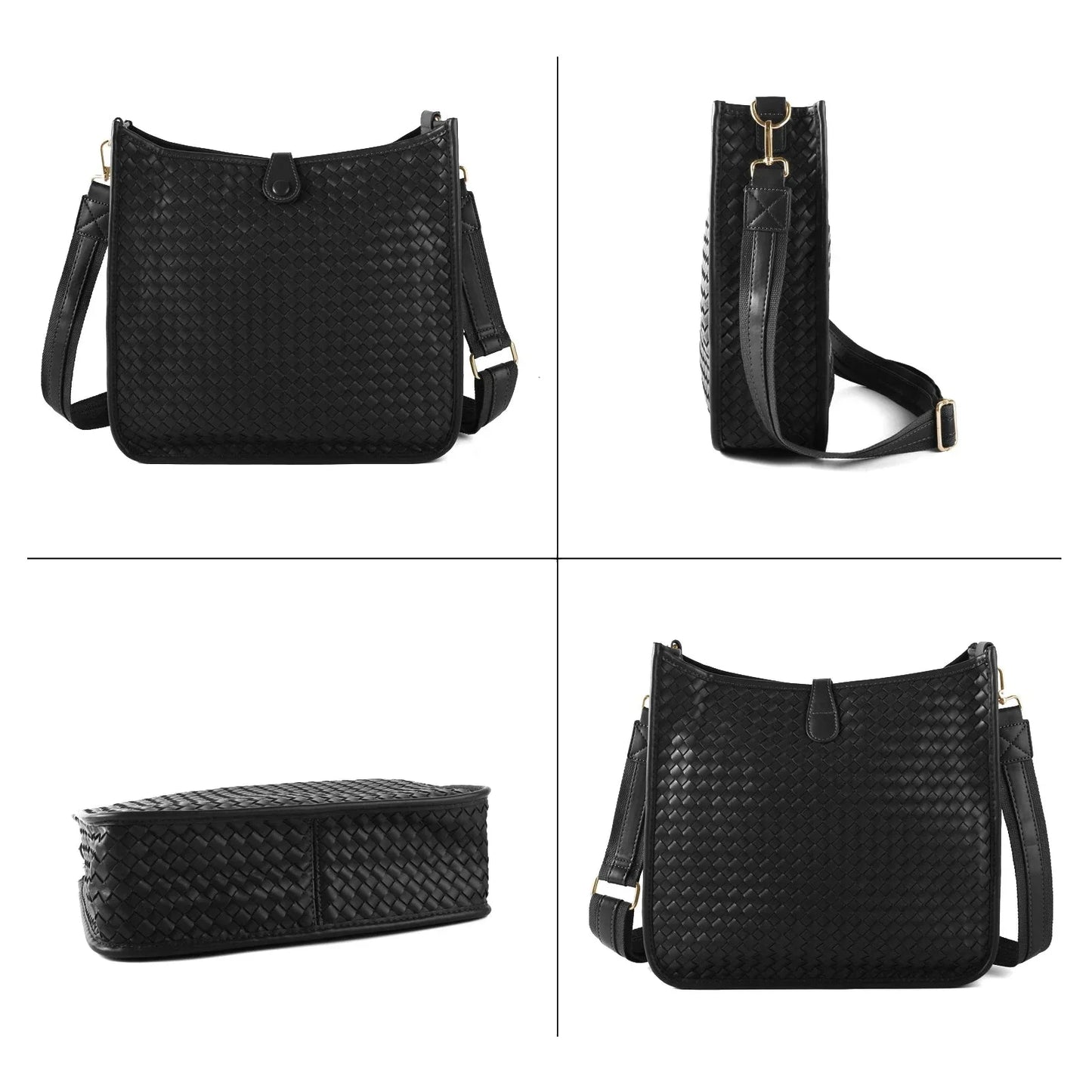 Eduarda Braided Messenger Bag