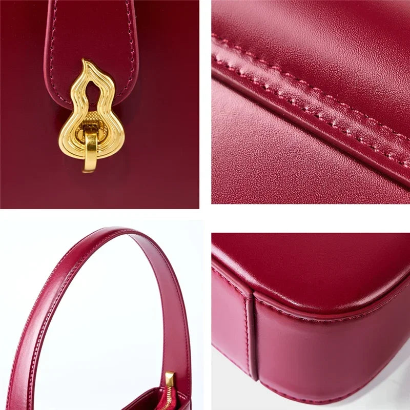 Leather Bag - Verona Rosso