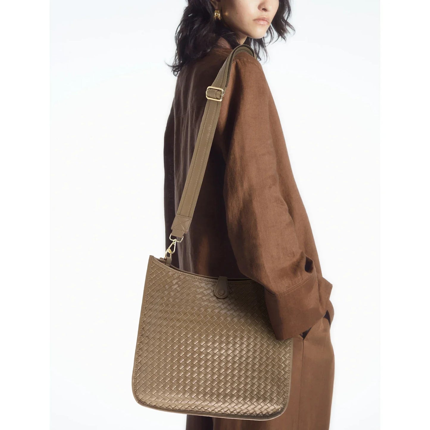 Eduarda Braided Messenger Bag