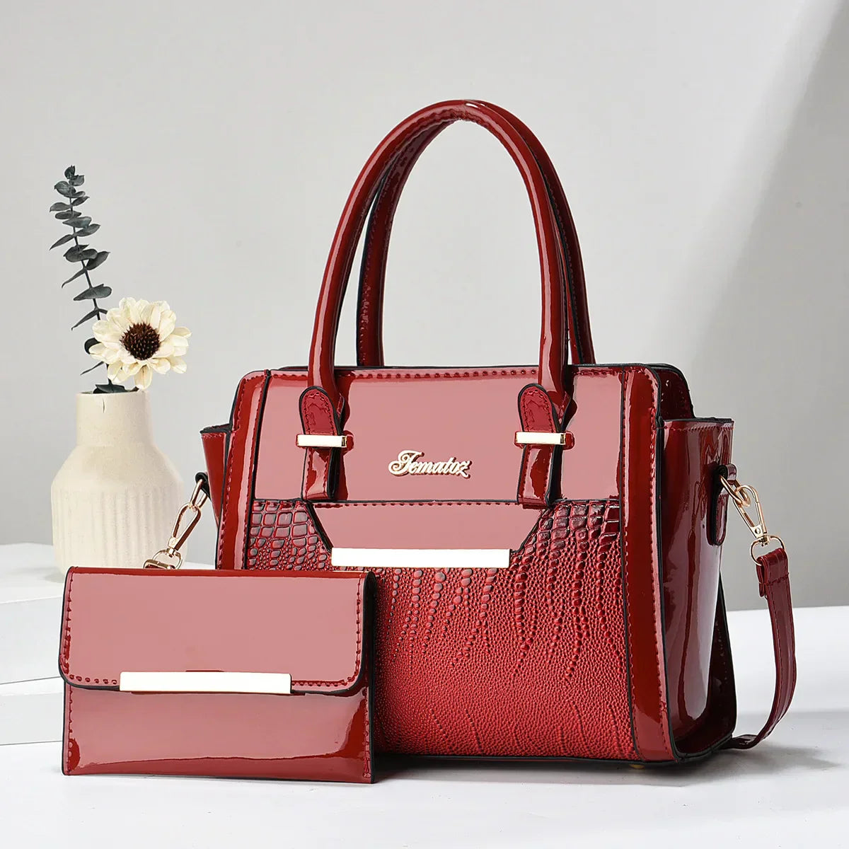 Bag and Wallet Kit in Leather - Cror
