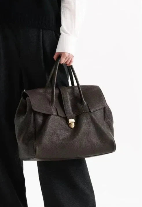 Gisele Genuine Leather Tote Bag