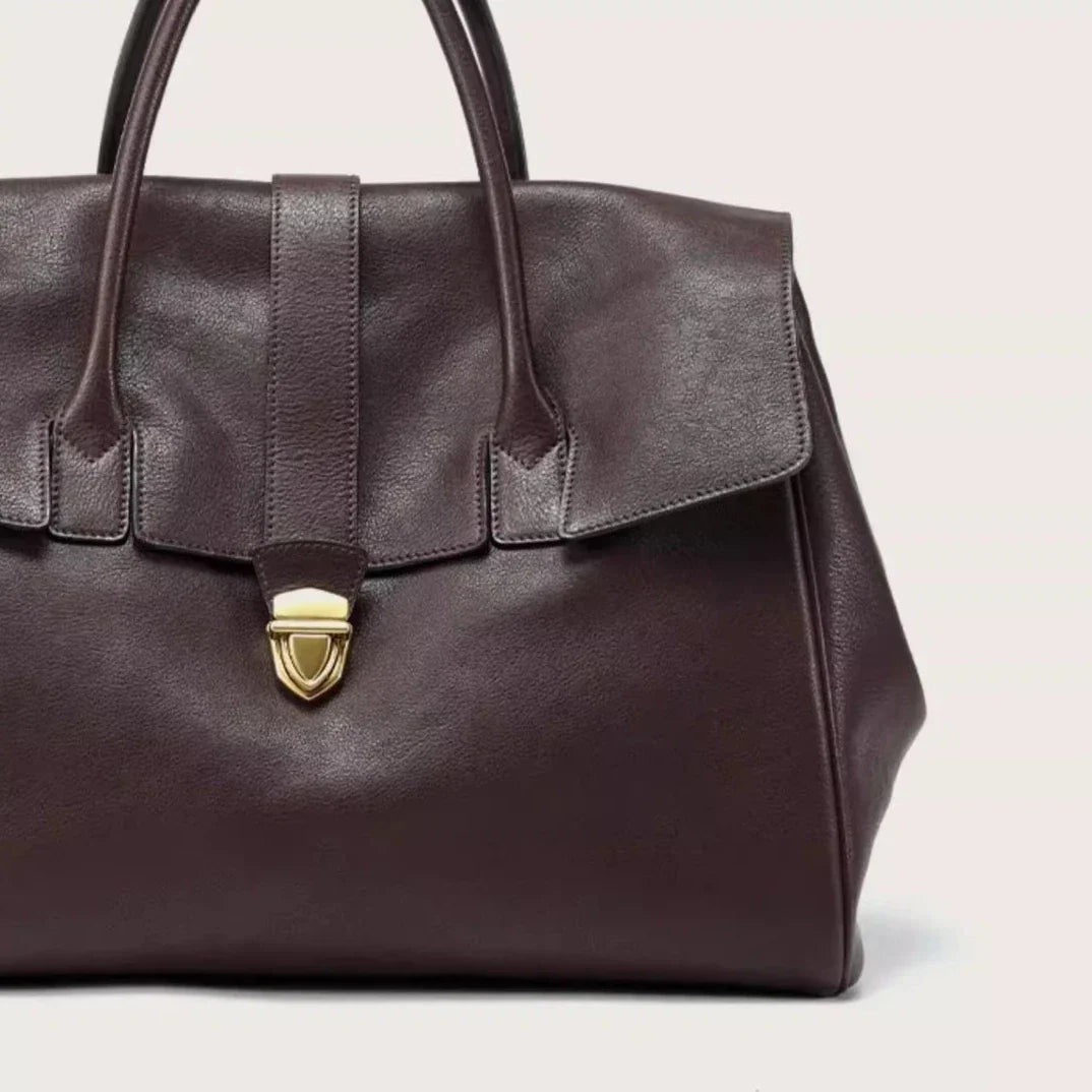 Gisele Genuine Leather Tote Bag