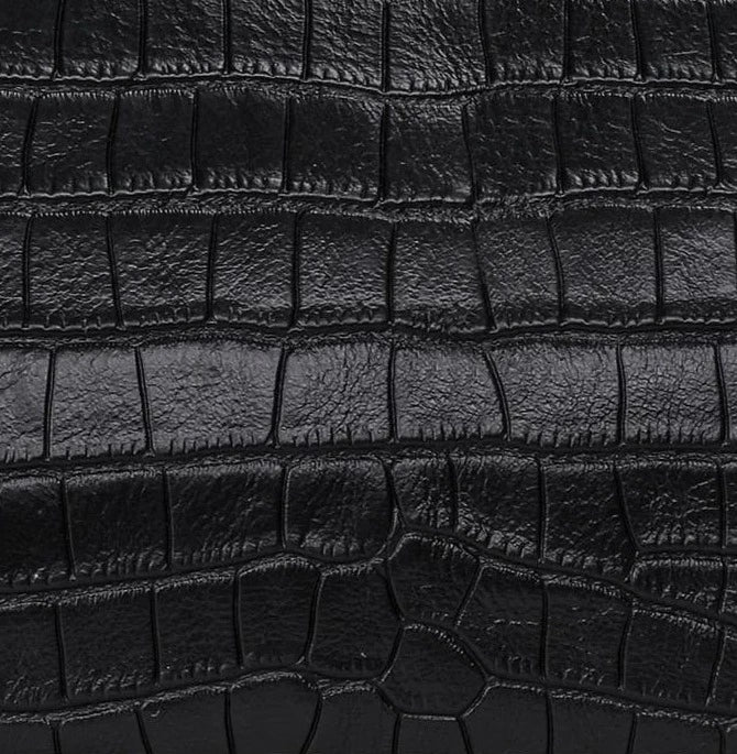 Adriana Croco Medium Genuine Leather Bag