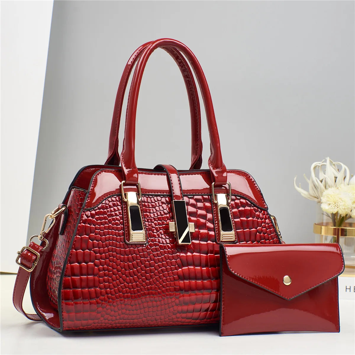 Bag and Wallet Kit in Leather - Vian