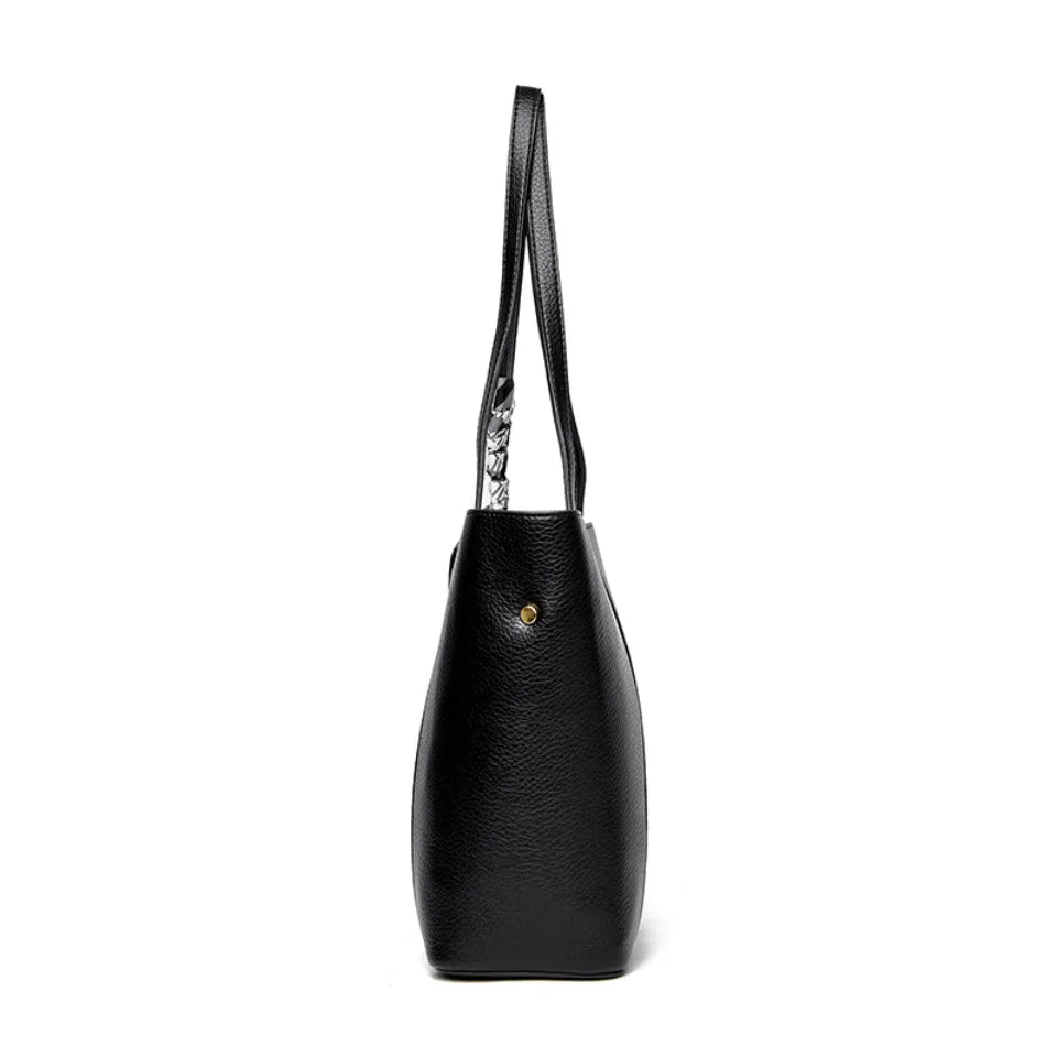 Leather Bag - Elegance Noir