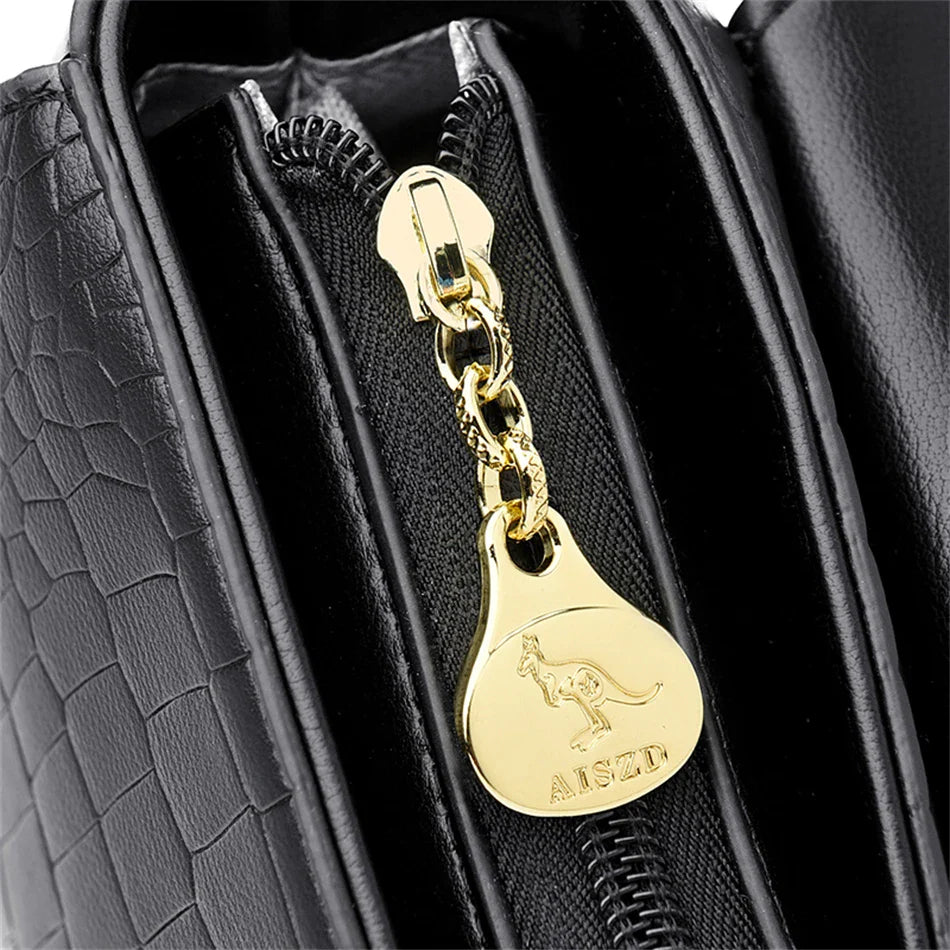 Leather Bag - Croco Elite