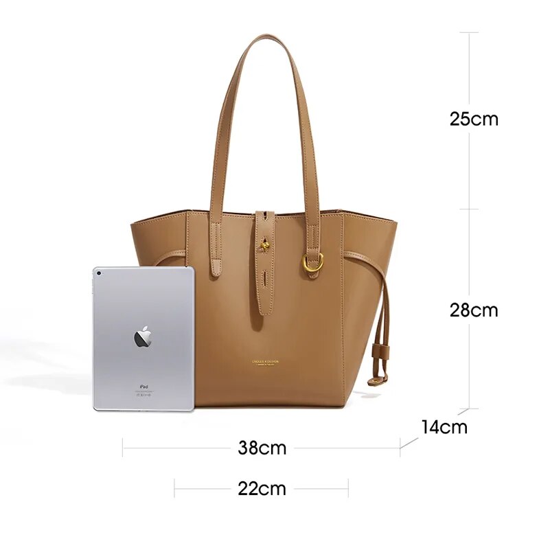 Large Genuine Leather Ale Bag