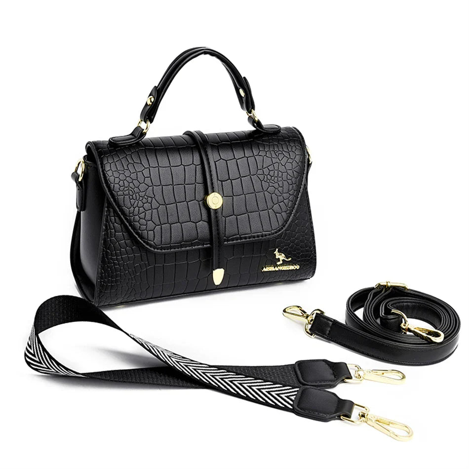Leather Bag - Croco Elite