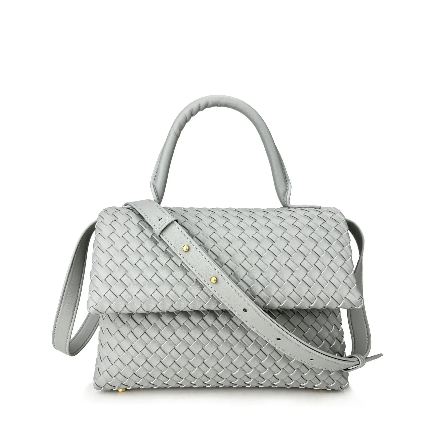 July Genuine Leather Braided Bag