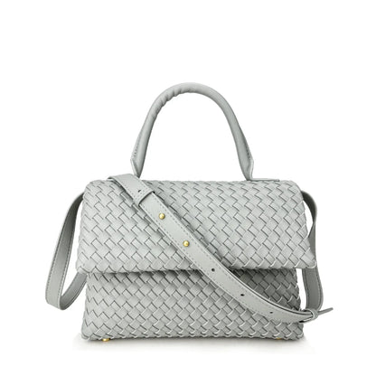 July Genuine Leather Braided Bag