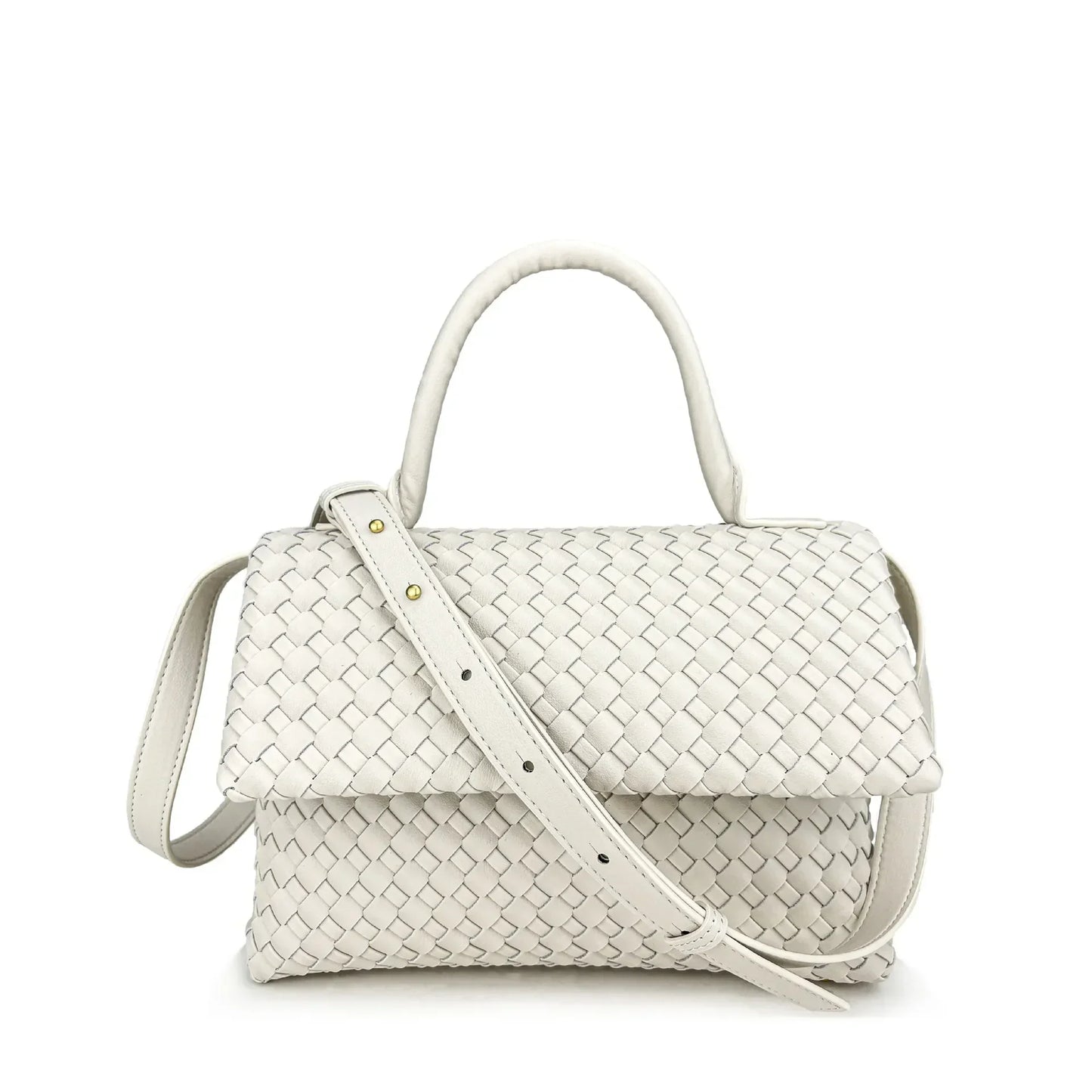 July Genuine Leather Braided Bag