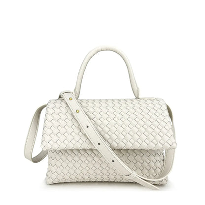 July Genuine Leather Braided Bag