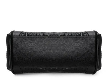 Adriana Croco Medium Genuine Leather Bag