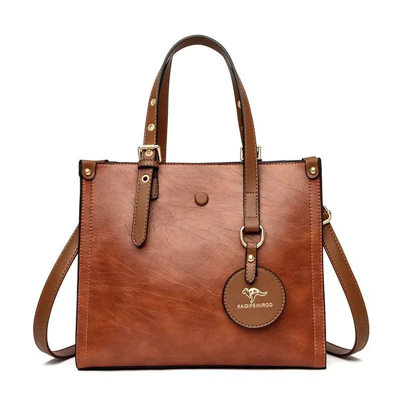 Leather Bag - Vintage Luxe