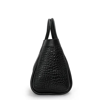 Adriana Croco Medium Genuine Leather Bag