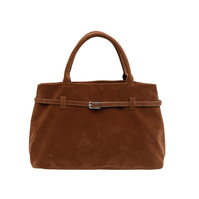 Angelina Large Suede Tote Bag