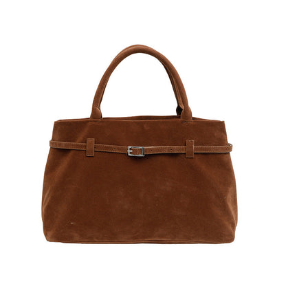 Angelina Large Suede Tote Bag