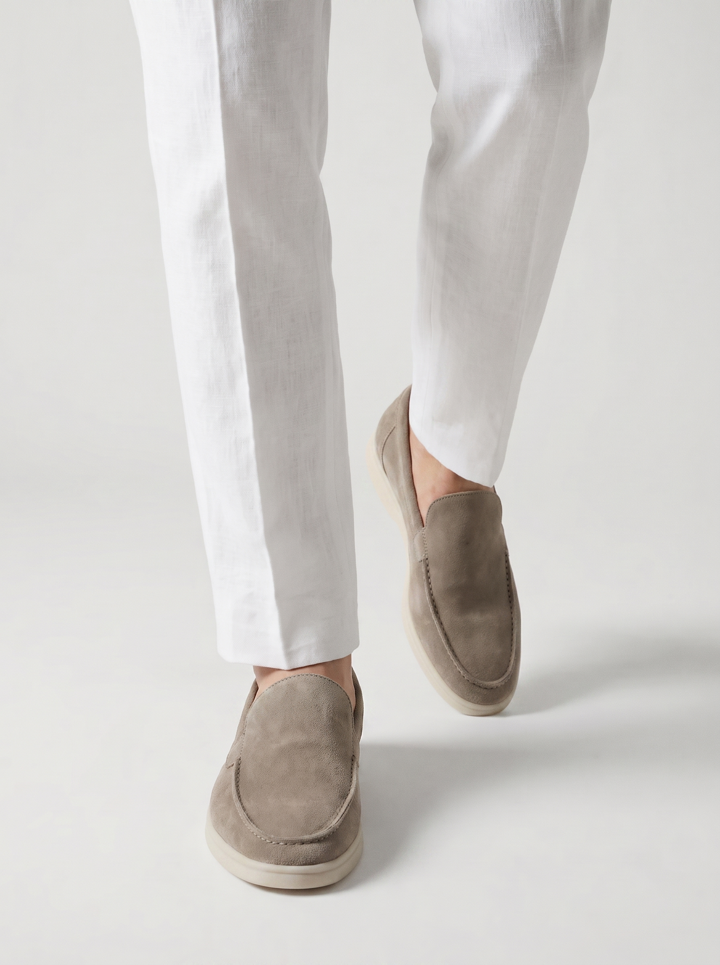 Light Grey Yacht Loafers