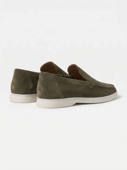 Olive Yacht Loafers
