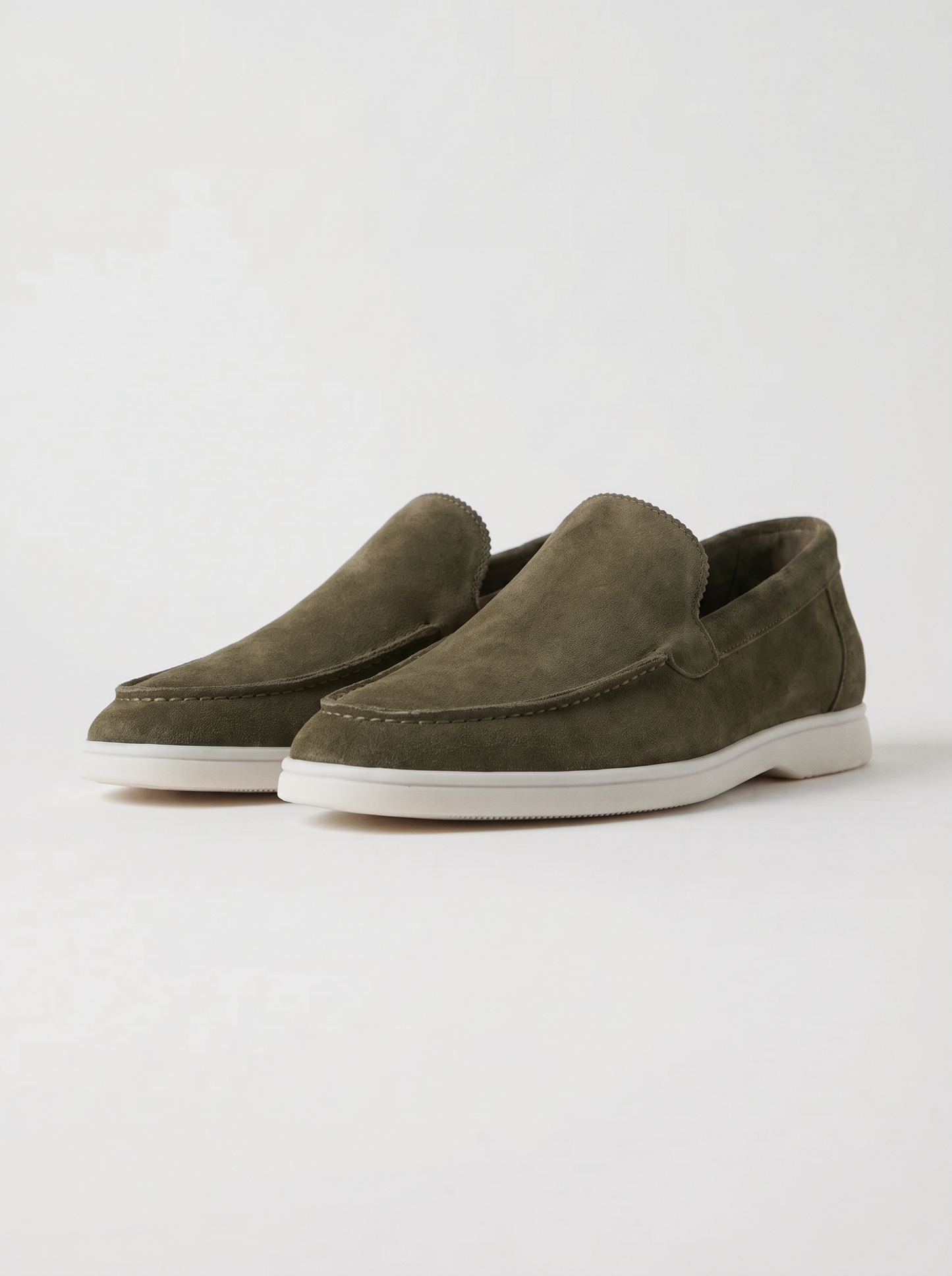 Olive Yacht Loafers